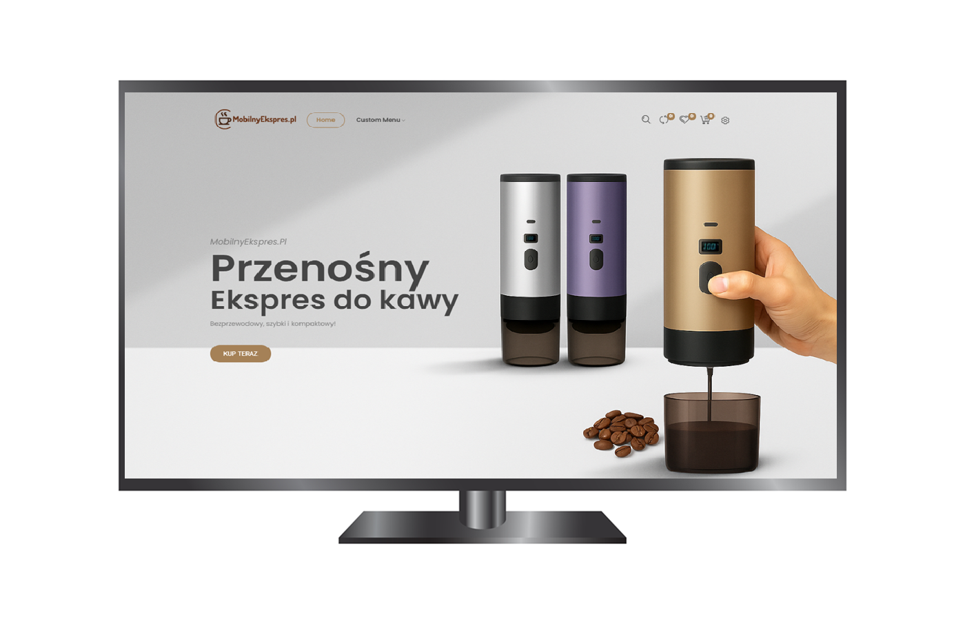 Realizacja strony internetowej dla klienta - mobilnyekspres.pl